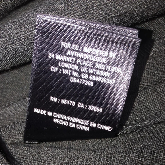 𝅺Maeve by Anthropologie size 0 Petite black & white bandage fit and flare dress - Picture 8 of 10